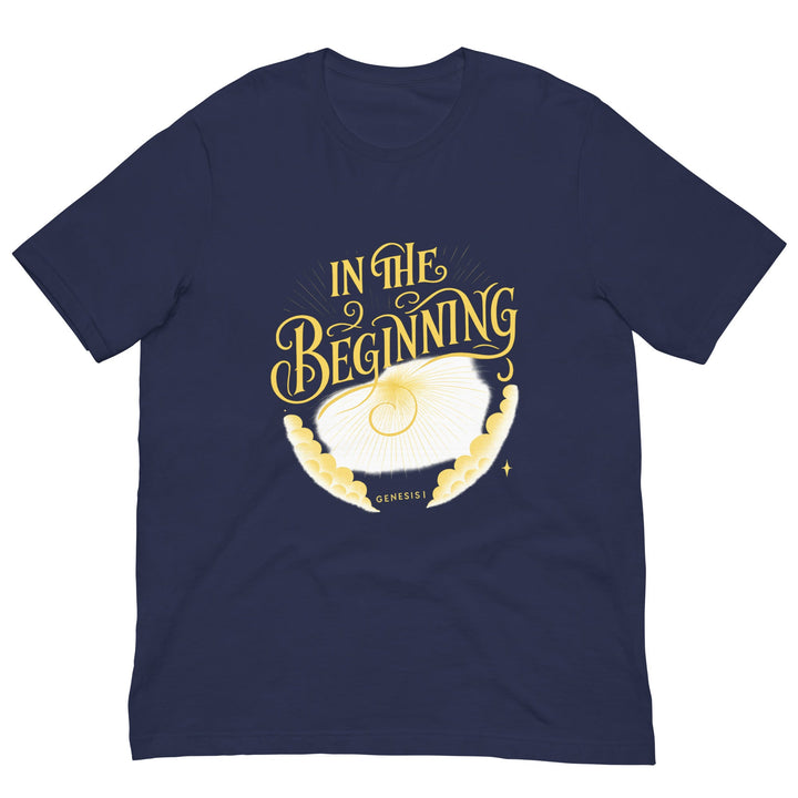 In the beginning T-shirt - Faith Scripture Gift | Gifts Of Words