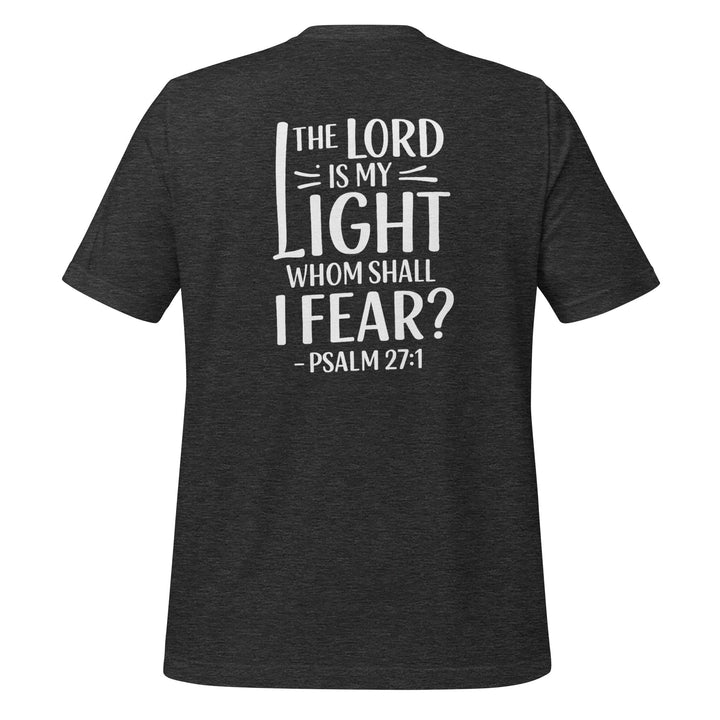 The Lord Is My Light T-Shirt - Faith Scripture Gift | Gifts Of Words