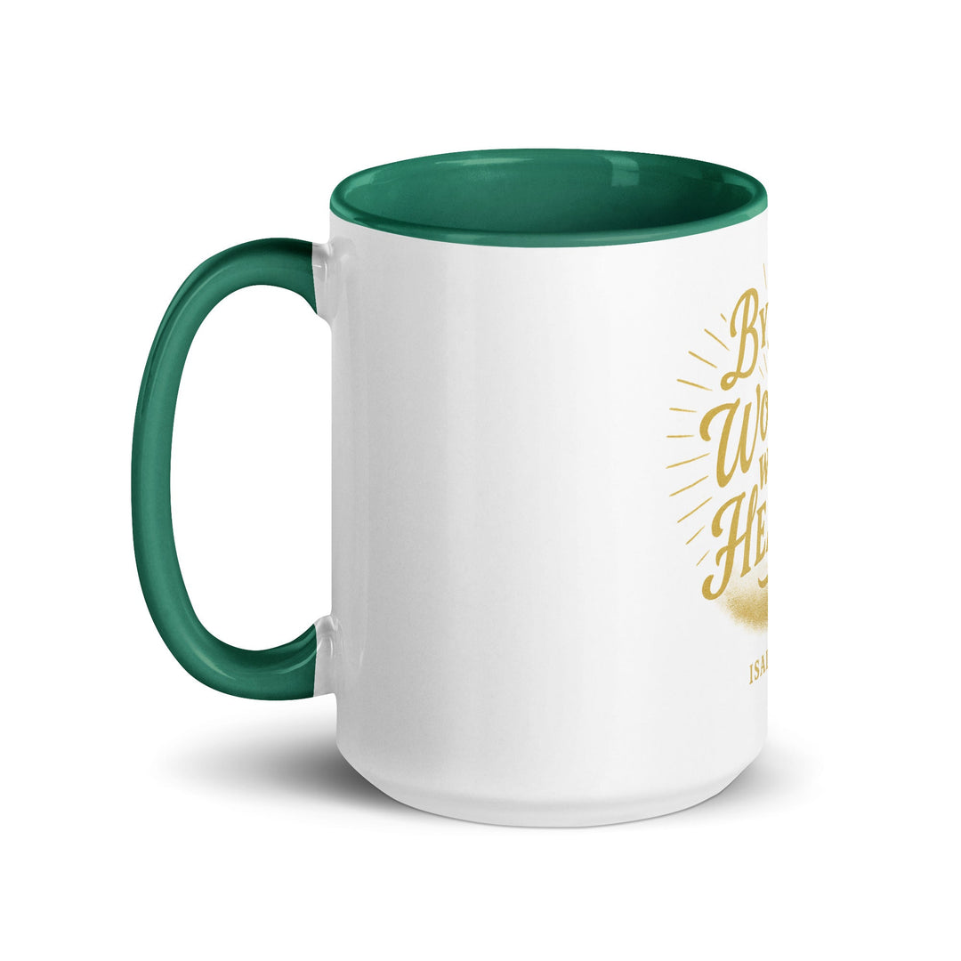 By his wounds we are healed Mug - Faith Scripture Gift | Gifts Of Words