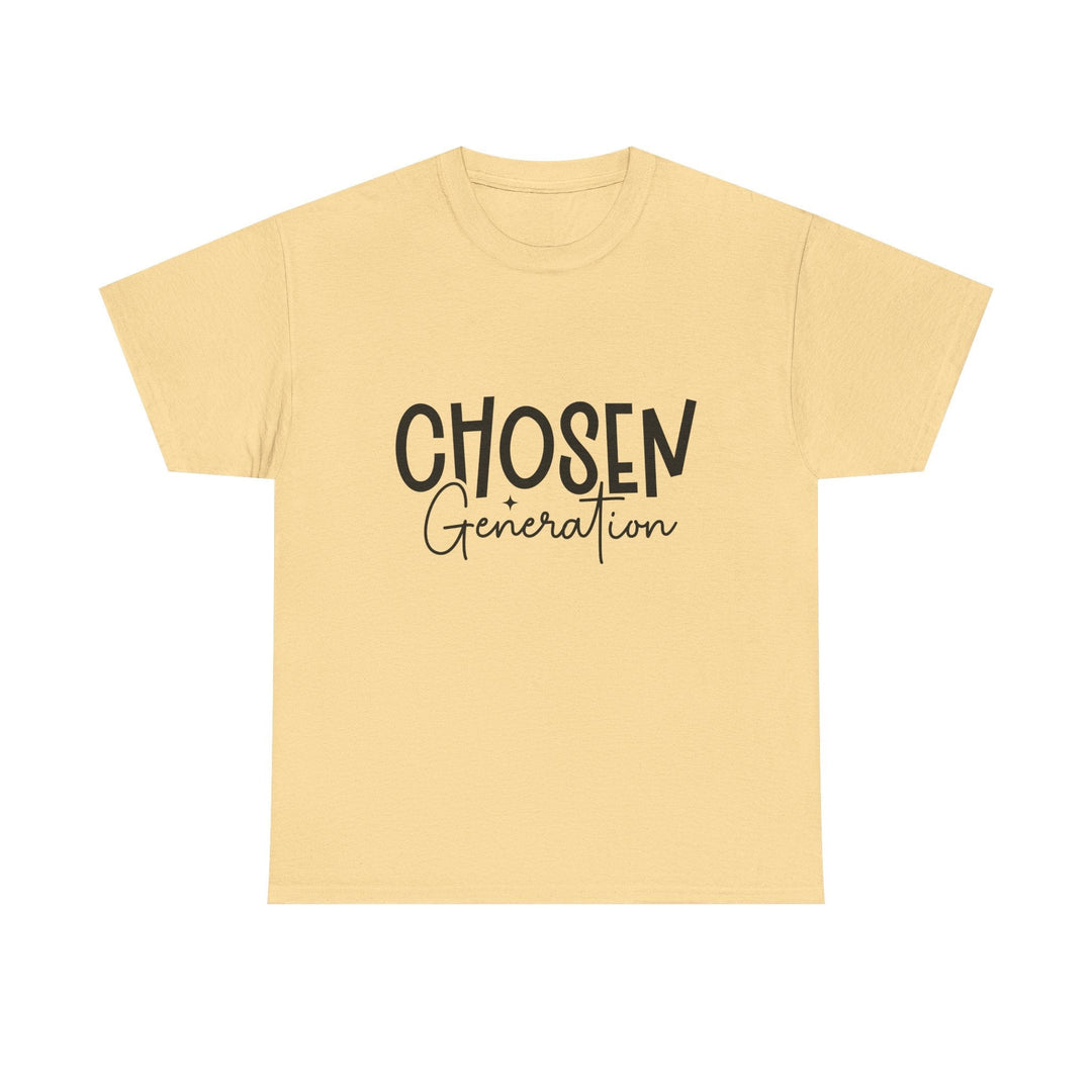 Chosen Generation Unisex Heavy Cotton Tee - Faith Scripture Gift | Gifts Of Words