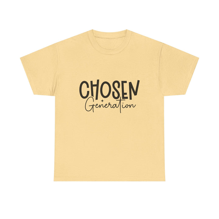 Chosen Generation Unisex Heavy Cotton Tee - Faith Scripture Gift | Gifts Of Words