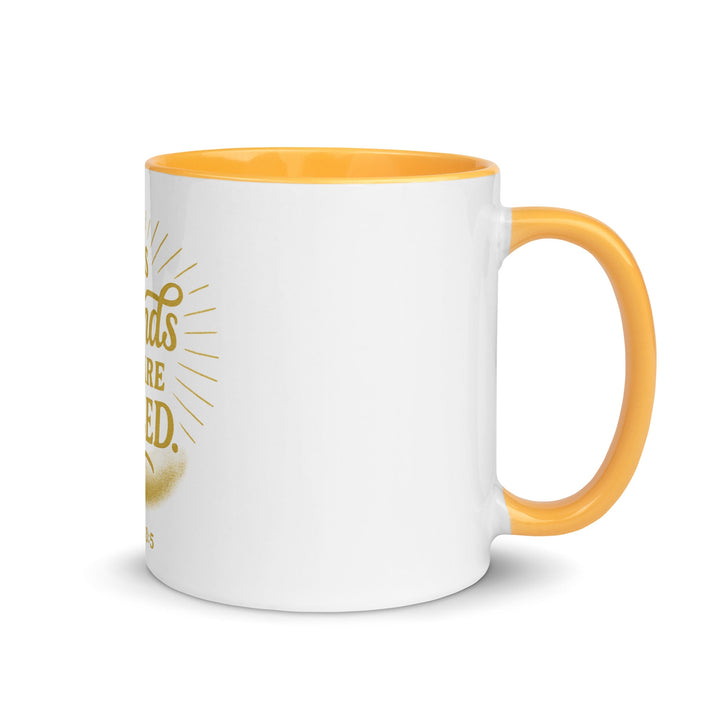 By his wounds we are healed Mug - Faith Scripture Gift | Gifts Of Words