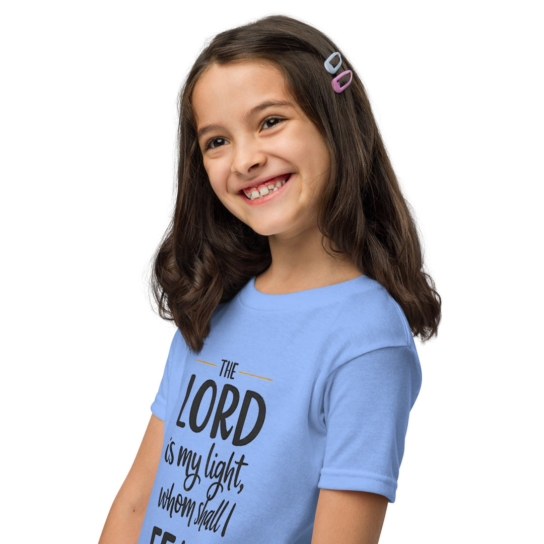 The Lord Is My Light Youth t-shirt - Faith Scripture Gift | Gifts Of Words