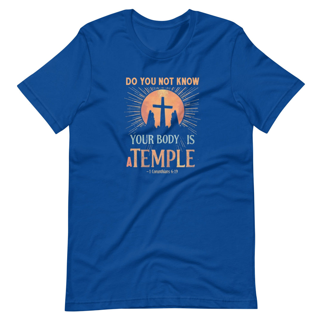Do You Not Know Your Body T-Shirt - Faith Scripture Gift | Gifts Of Words