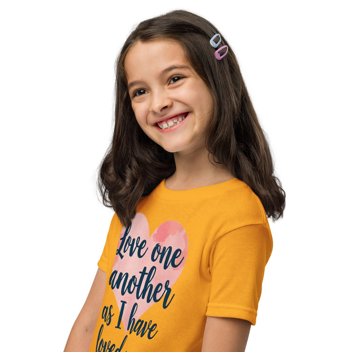 Love One Another Youth t-shirt - Faith Scripture Gift | Gifts Of Words
