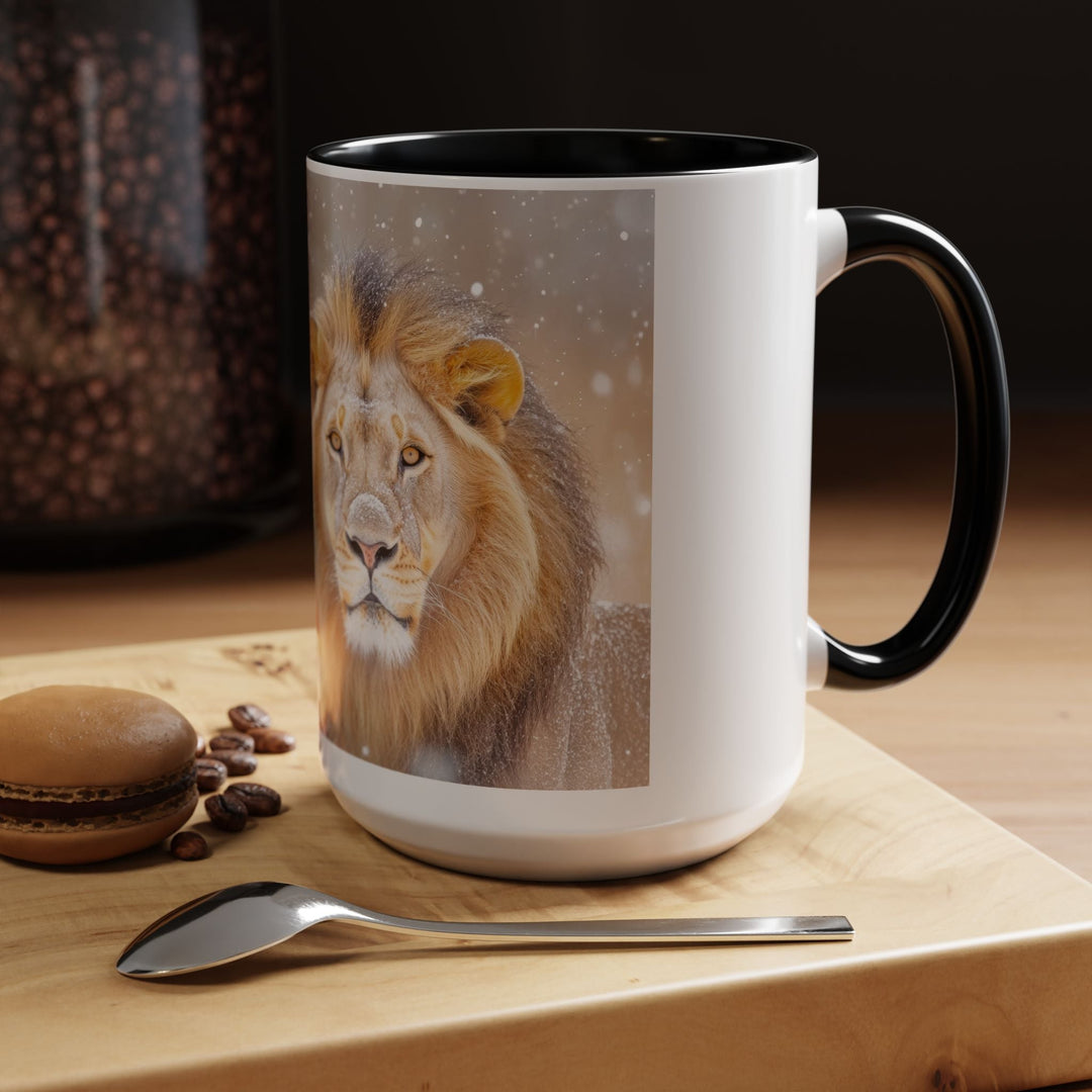 Golden Lion Stainless Accent Coffee Mug (11, 15oz) - Faith Scripture Gift | Gifts Of Words