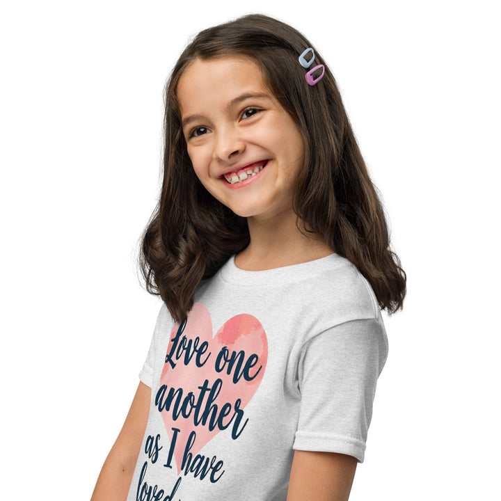 Love One Another Youth t-shirt - Faith Scripture Gift | Gifts Of Words