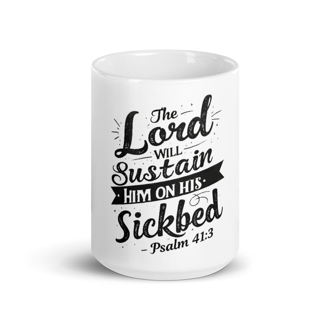 The Lord Will Sustain Mug - Faith Scripture Gift | Gifts Of Words
