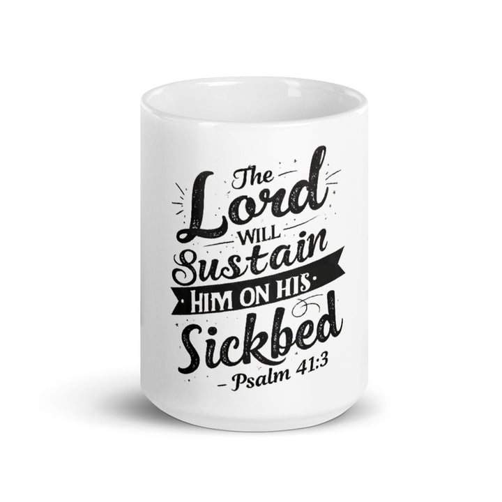 The Lord Will Sustain Mug - Faith Scripture Gift | Gifts Of Words