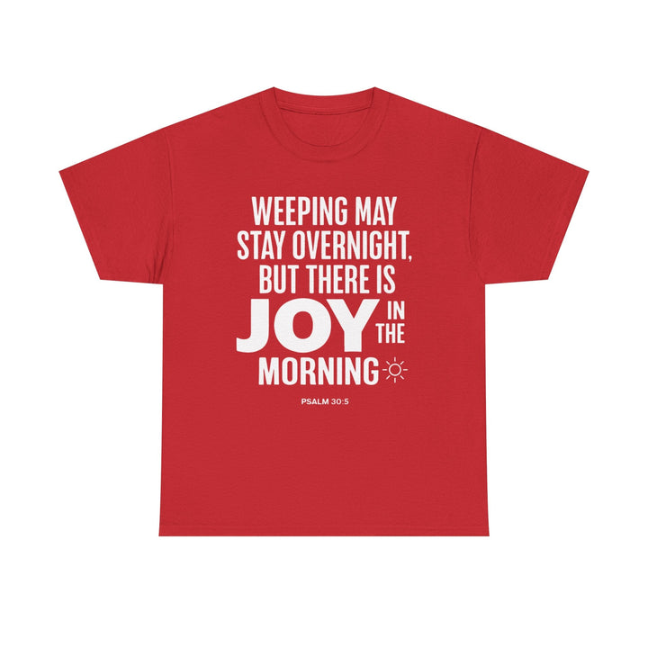 Heavy Cotton Tee – Premium Weight Durable Unisex Crewneck - Faith Scripture Gift | Gifts Of Words