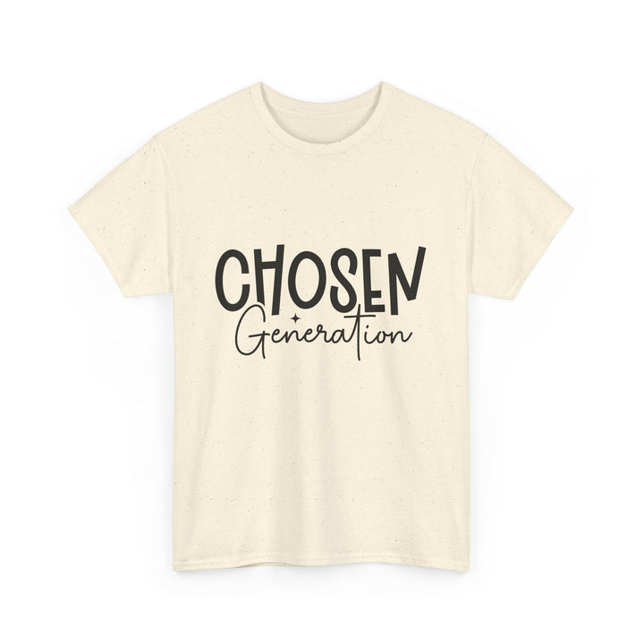 Chosen Generation Unisex Heavy Cotton Tee - Faith Scripture Gift | Gifts Of Words