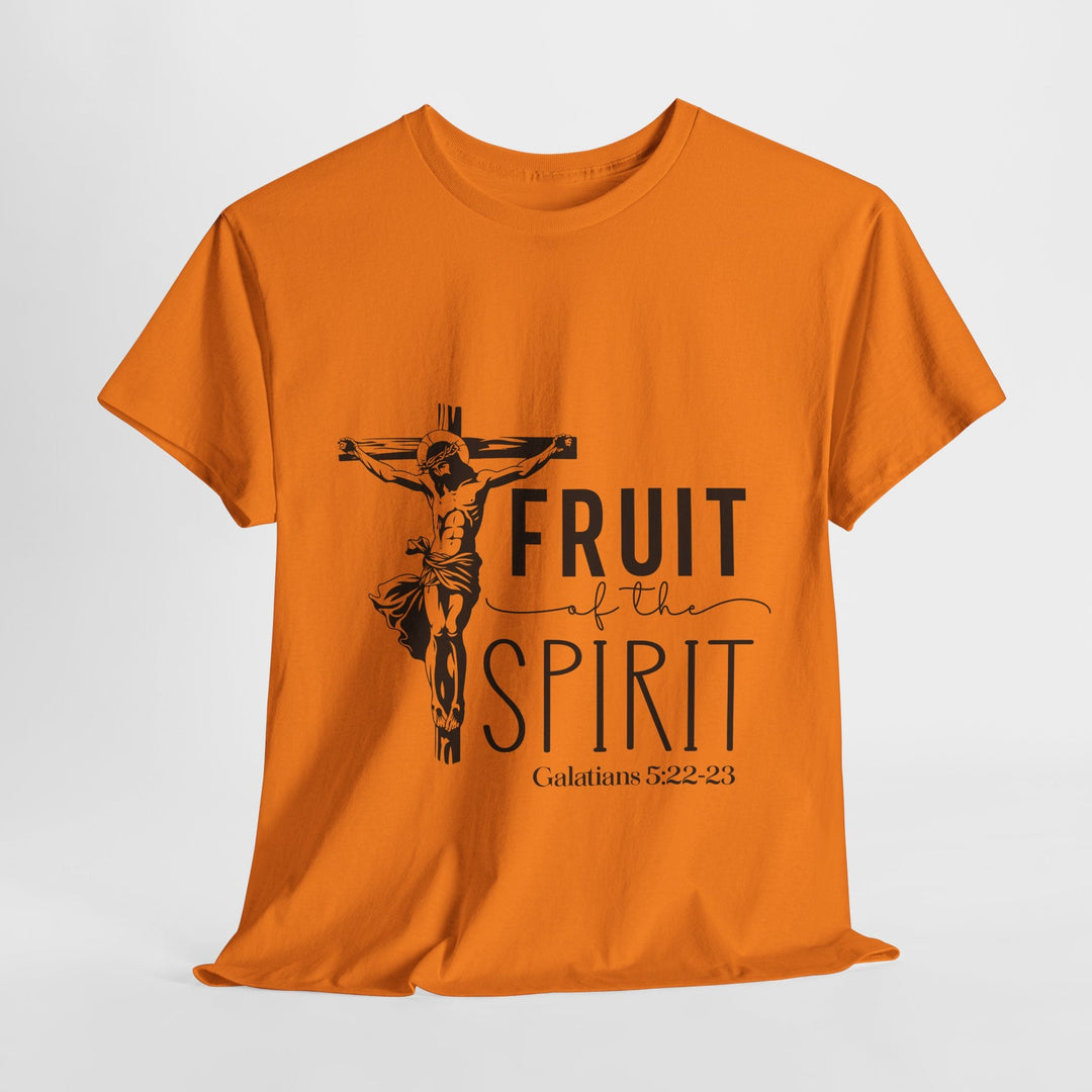 Fruit of the Spirit Galatians 5 22-23-01 Unisex Heavy Cotton Tee - Faith Scripture Gift | Gifts Of Words