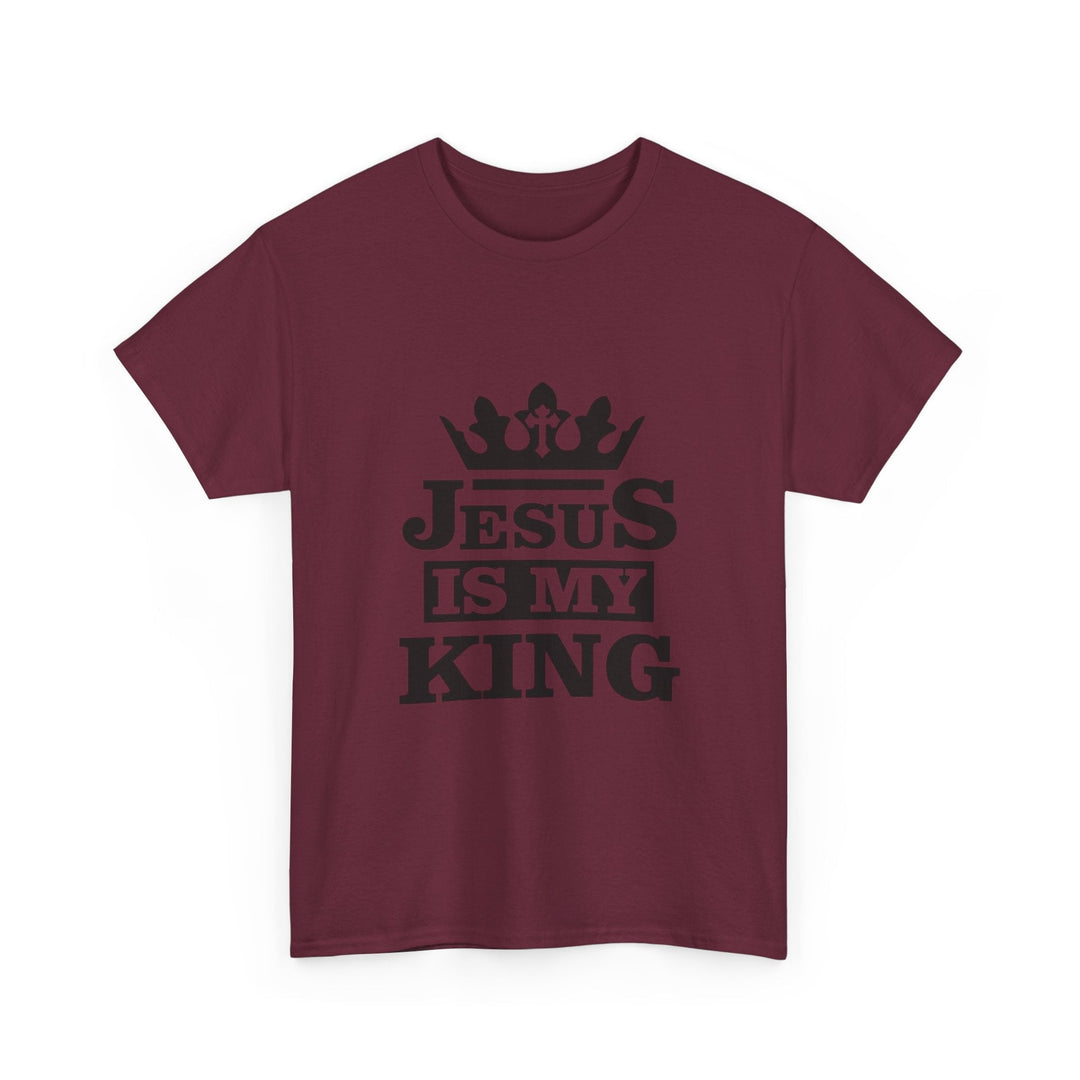 Jesus Is My King T-Shirt - Bold Christian Faith Graphic Tee - Faith Scripture Gift | Gifts Of Words