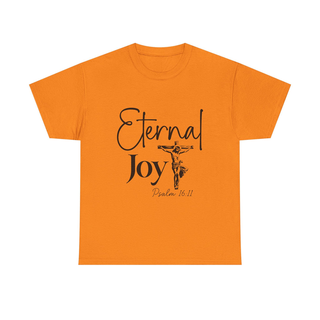 Eternal Joy Psalm 16 11-01 Unisex Heavy Cotton Tee - Faith Scripture Gift | Gifts Of Words