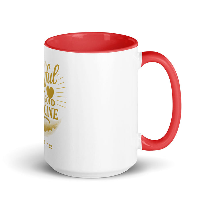 A joyful is good medicine Mug - Faith Scripture Gift | Gifts Of Words