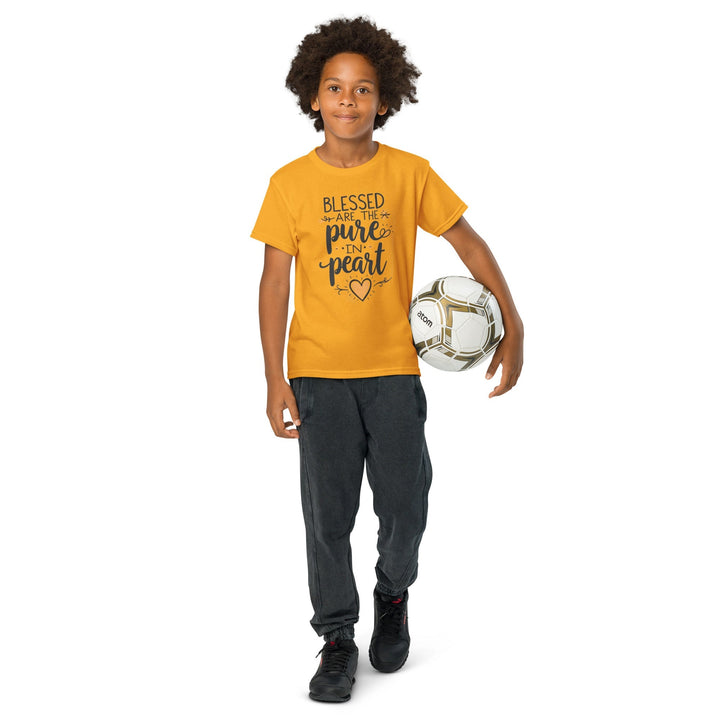 Blessed Are The Pure Heart Youth t-shirt - Faith Scripture Gift | Gifts Of Words