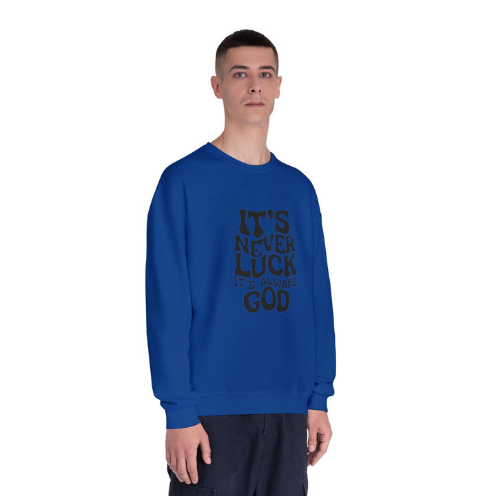 Faith Crewneck Sweatshirt - Premium Christian Fleece Apparel - Faith Scripture Gift | Gifts Of Words