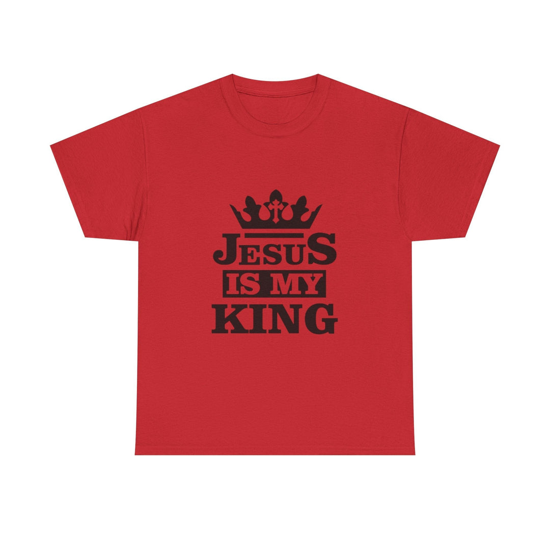 Jesus Is My King T-Shirt - Bold Christian Faith Graphic Tee - Faith Scripture Gift | Gifts Of Words