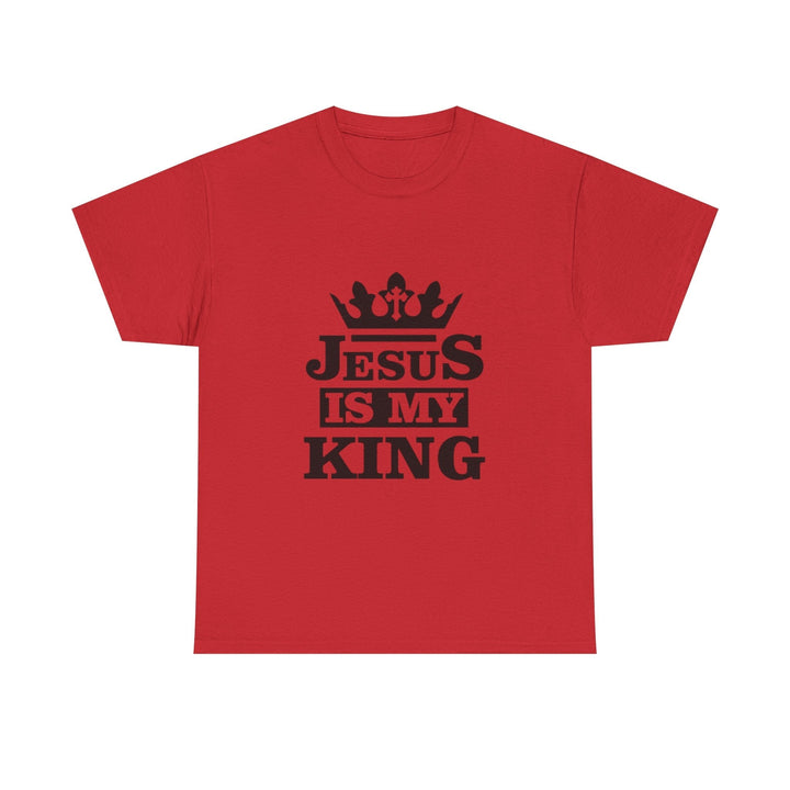 Jesus Is My King T-Shirt - Bold Christian Faith Graphic Tee - Faith Scripture Gift | Gifts Of Words