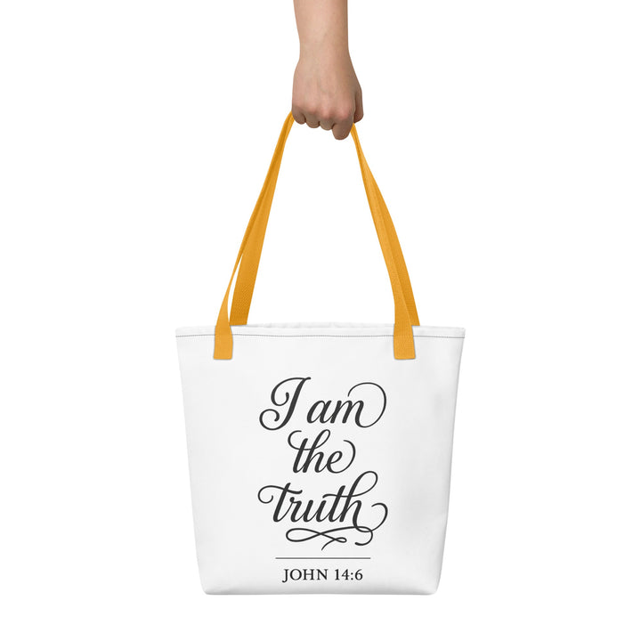 I am the truth Tote bag - Faith Scripture Gift | Gifts Of Words