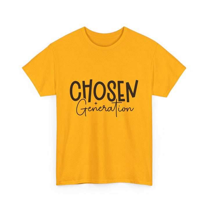 Chosen Generation Unisex Heavy Cotton Tee - Faith Scripture Gift | Gifts Of Words