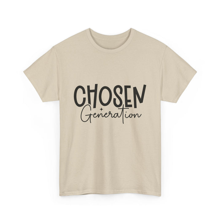Chosen Generation Unisex Heavy Cotton Tee - Faith Scripture Gift | Gifts Of Words