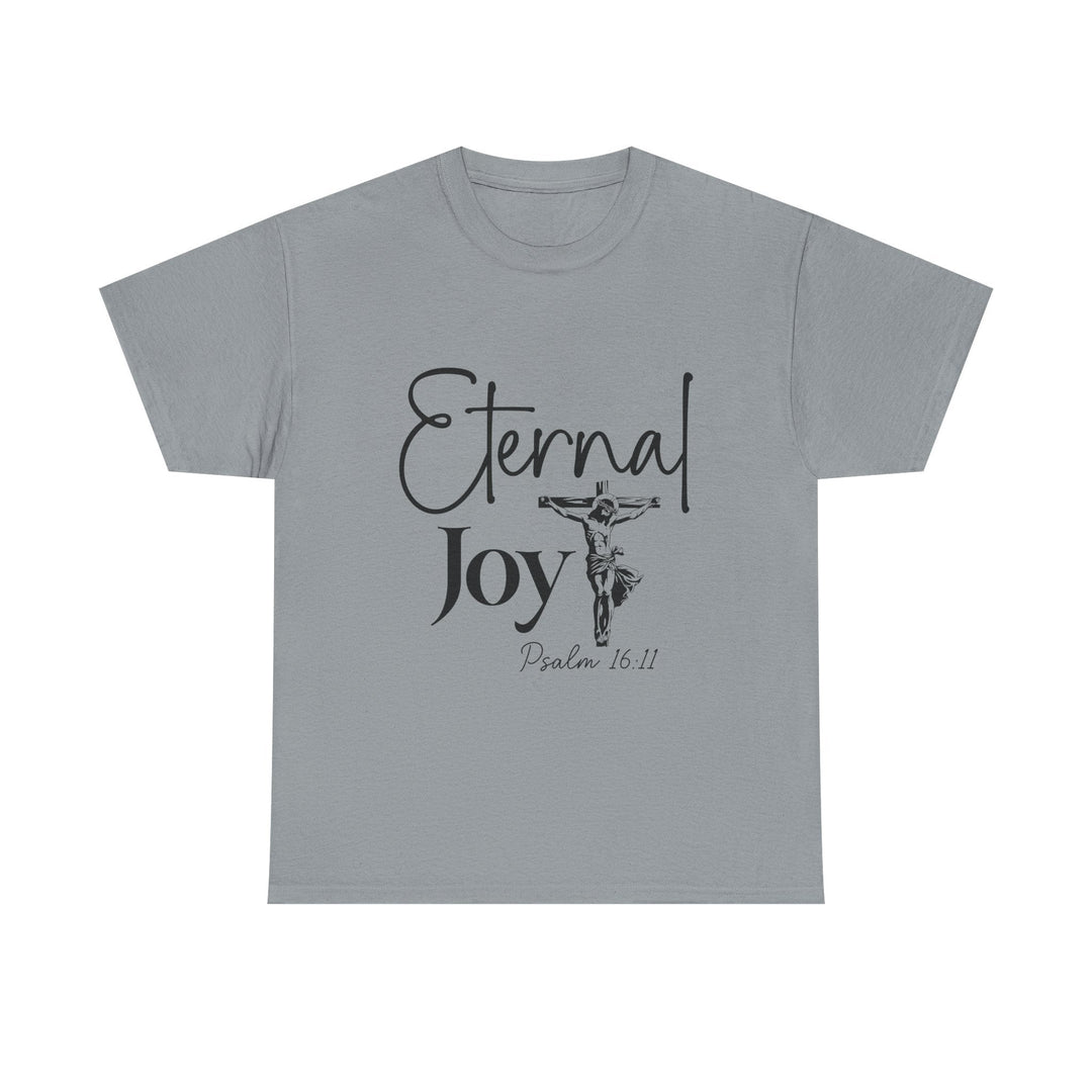 Eternal Joy Psalm 16 11-01 Unisex Heavy Cotton Tee - Faith Scripture Gift | Gifts Of Words
