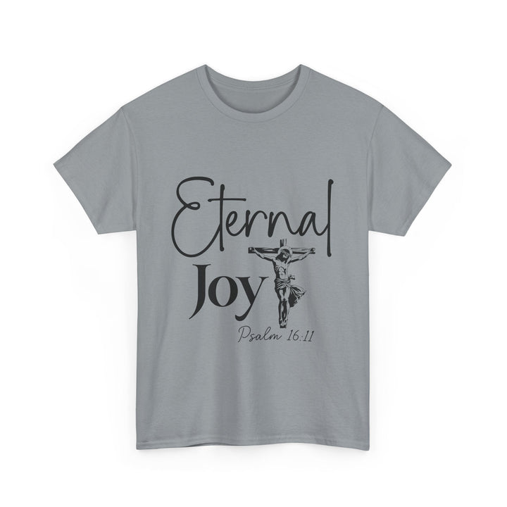 Eternal Joy Psalm 16 11-01 Unisex Heavy Cotton Tee - Faith Scripture Gift | Gifts Of Words