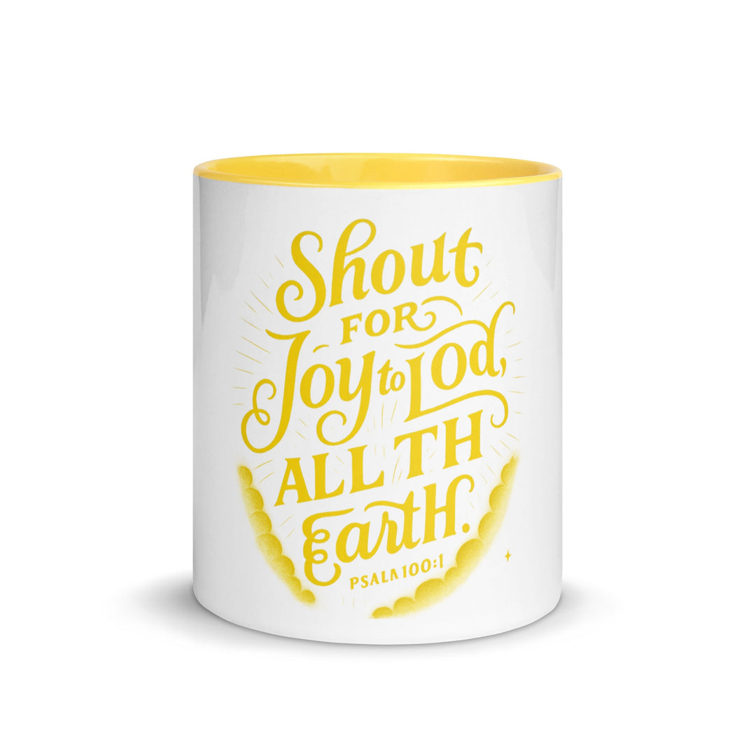 Shout for Joy to Lod all TH  EarthMug - Faith Scripture Gift | Gifts Of Words