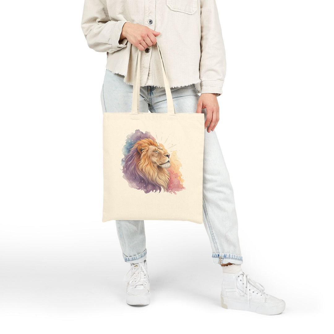 Cotton Canvas Tote Bag 15" x 16", Heavy-Duty Fabric, Long Handles, Reusable & Eco-Friendly - Faith Scripture Gift | Gifts Of Words