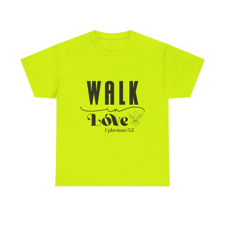 Walk in Love Ephesians 5 2-01 Unisex Heavy Cotton Tee - Faith Scripture Gift | Gifts Of Words