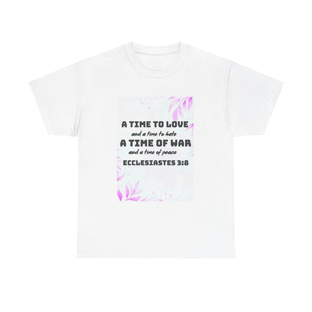 Heavy Cotton Tee Shirt – Premium Durable Unisex Everyday Apparel - Faith Scripture Gift | Gifts Of Words