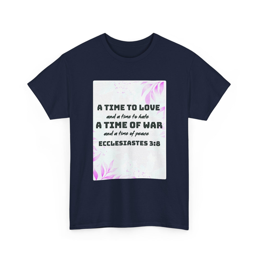 Heavy Cotton Tee Shirt – Premium Durable Unisex Everyday Apparel - Faith Scripture Gift | Gifts Of Words