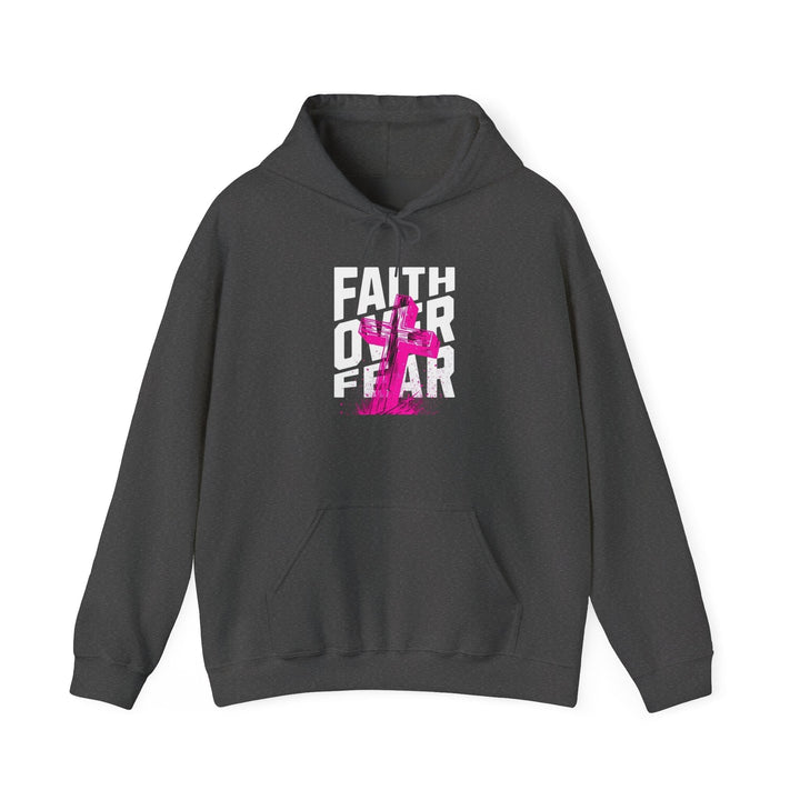 Faith Over Fear Hoodie - Premium Christian Streetwear Apparel - Faith Scripture Gift | Gifts Of Words