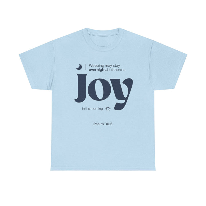 Heavy Cotton Tee – Premium Weight Durable Unisex Crewneck - Faith Scripture Gift | Gifts Of Words