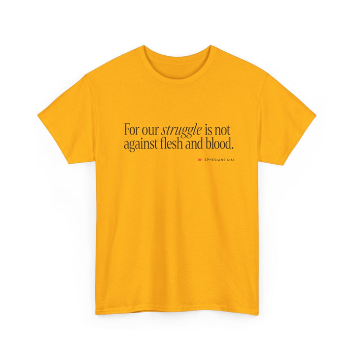 Heavy Cotton Tee – Durable Premium Fit Everyday Basic - Faith Scripture Gift | Gifts Of Words