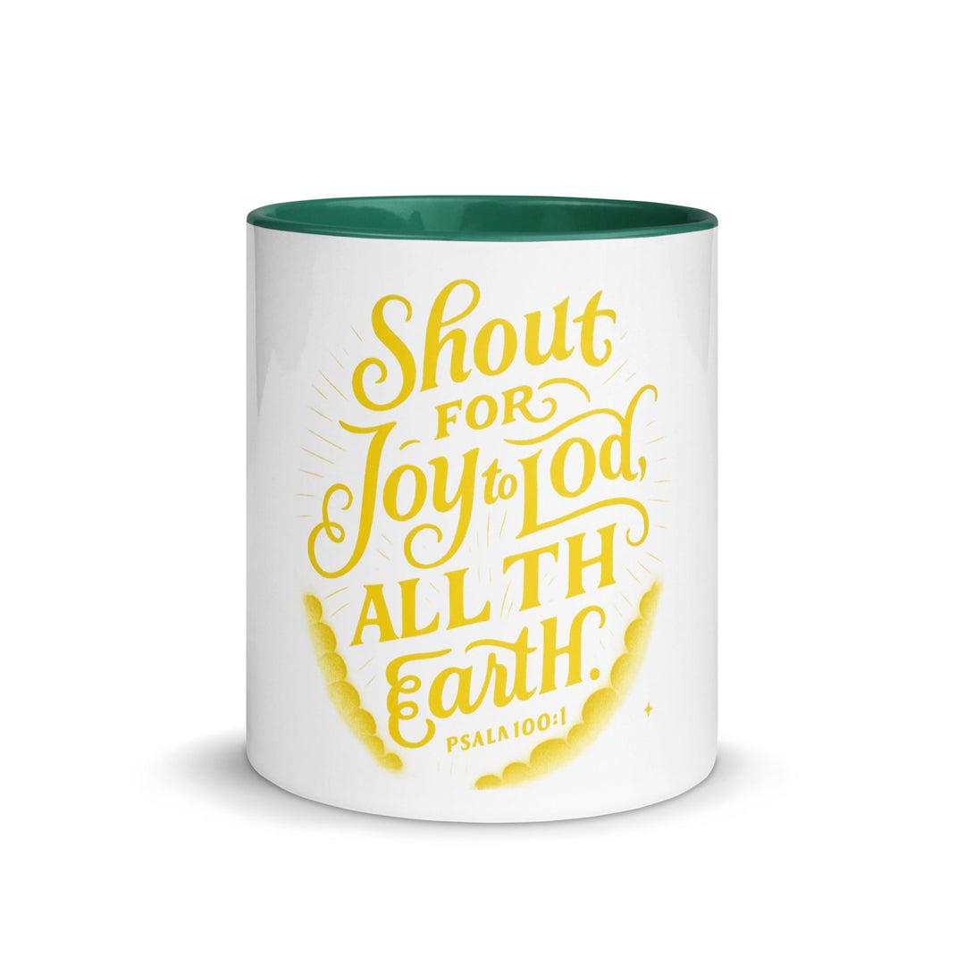 Shout for Joy to Lod all TH  EarthMug - Faith Scripture Gift | Gifts Of Words
