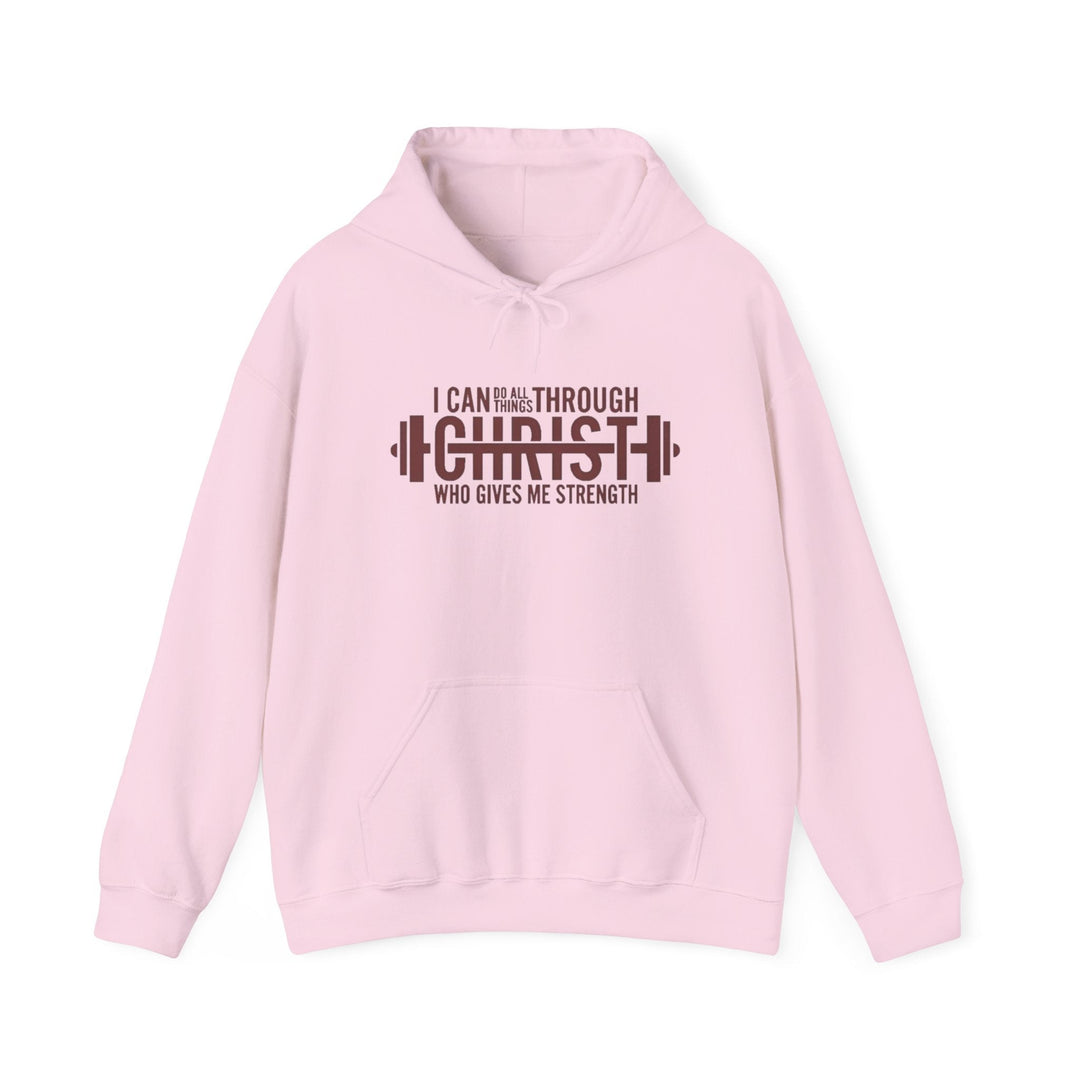 I Can Do All Things Hoodie - Empowering Christian Fleece Pullover - Faith Scripture Gift | Gifts Of Words
