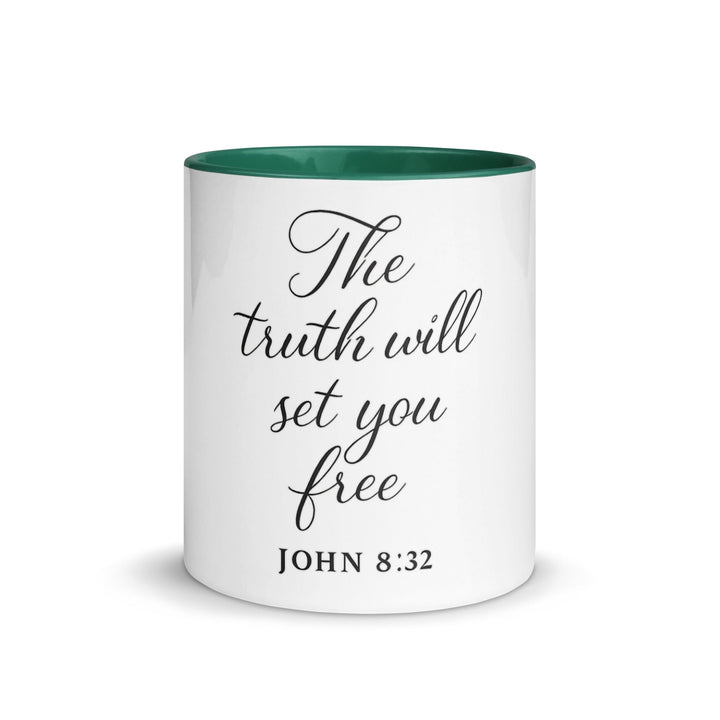 The truth will set you free Mug - Faith Scripture Gift | Gifts Of Words