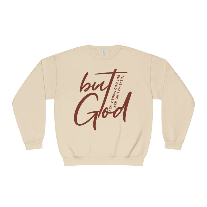 Inspirational God Made a Way Sweatshirt - Premium Christian Fleece - Faith Scripture Gift | Gifts Of Words