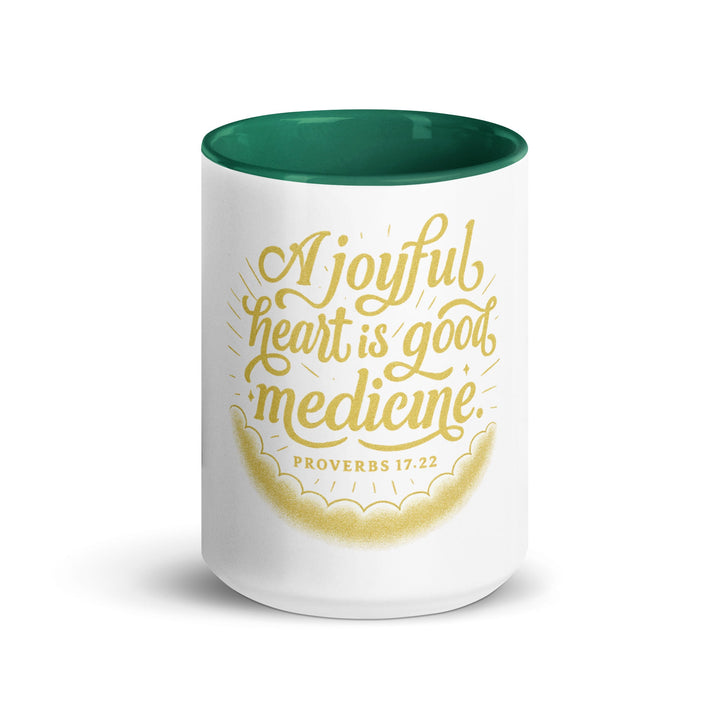 A joyful heart is good medicine Mug - Faith Scripture Gift | Gifts Of Words