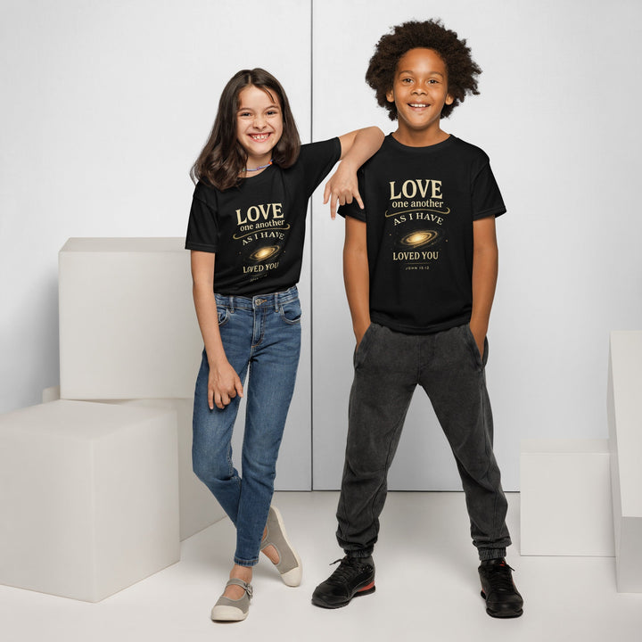 Love One Another Youth t-shirt - Faith Scripture Gift | Gifts Of Words