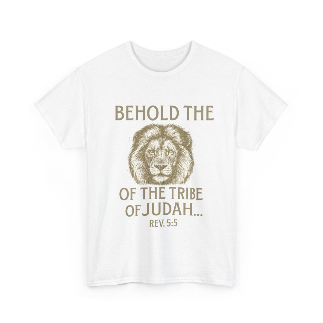 Lion of Judah Tee - Faith Scripture Gift | Gifts Of Words