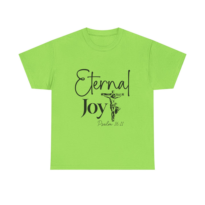 Eternal Joy Psalm 16 11-01 Unisex Heavy Cotton Tee - Faith Scripture Gift | Gifts Of Words