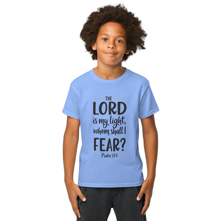 The Lord Is My Light Youth t-shirt - Faith Scripture Gift | Gifts Of Words
