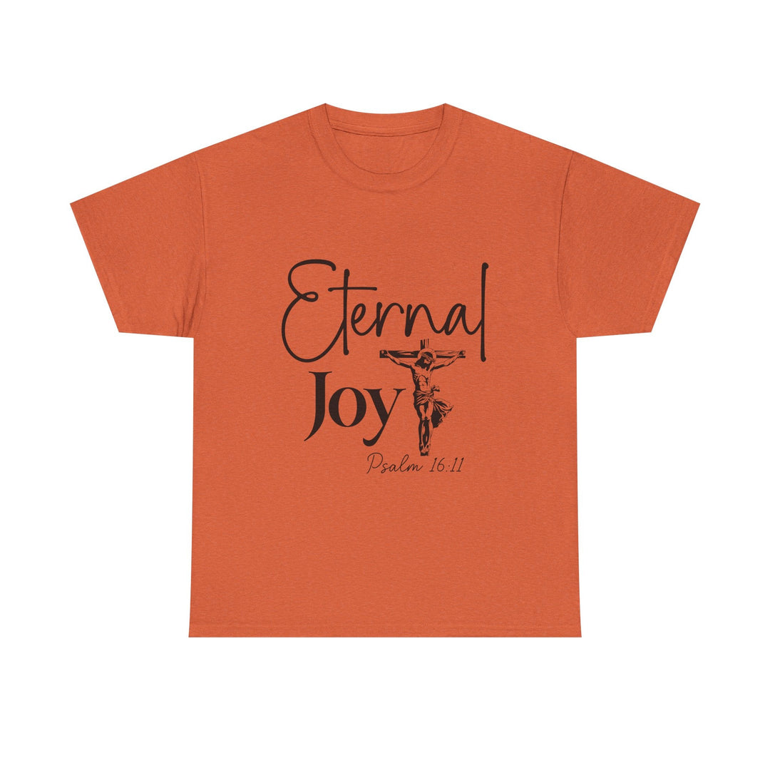 Eternal Joy Psalm 16 11-01 Unisex Heavy Cotton Tee - Faith Scripture Gift | Gifts Of Words