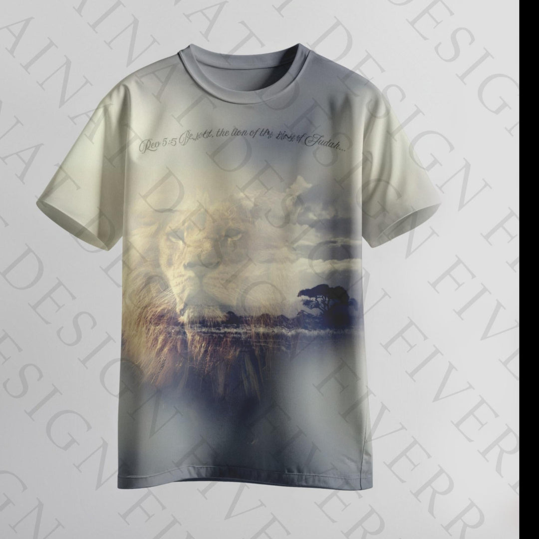 Tribe of Judah T-shirts – Christian T-shirts | Lion of Judah Scripture T-shirts | Spiritual Gift for Men & Women Unisex t-shirt - Faith Scripture Gift | Gifts Of Words