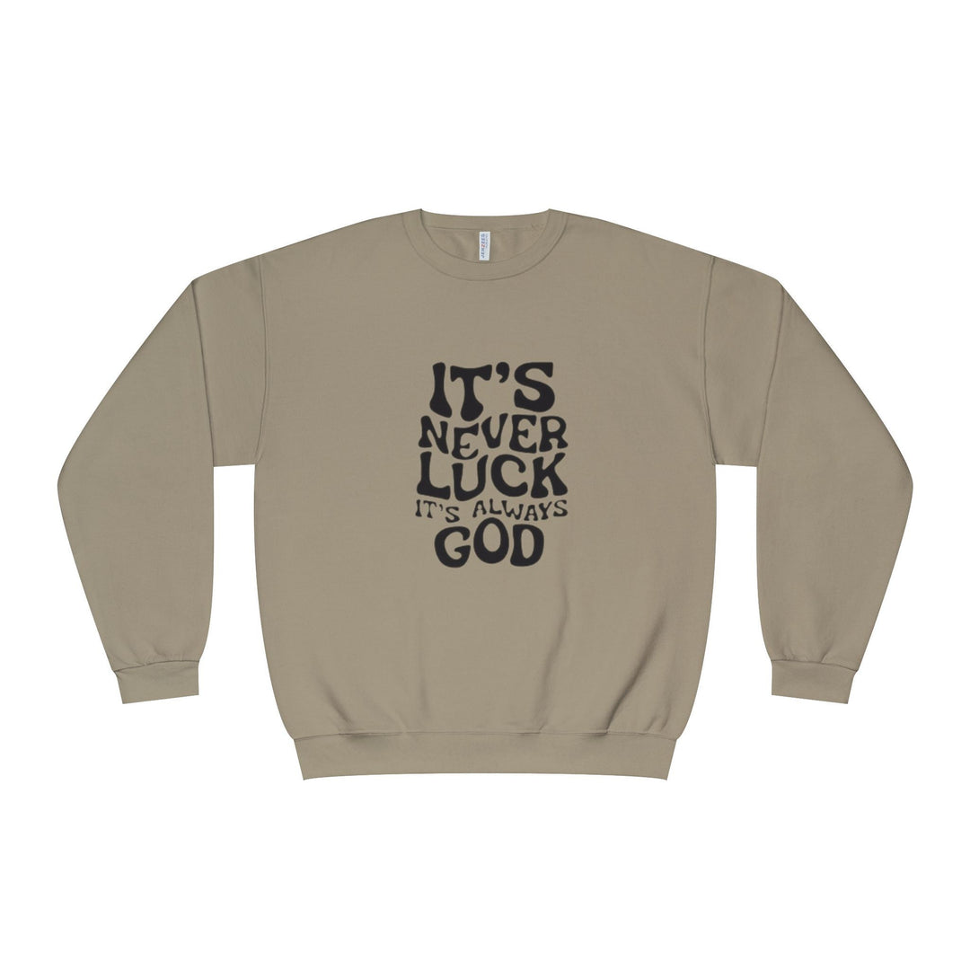 Faith Crewneck Sweatshirt - Premium Christian Fleece Apparel - Faith Scripture Gift | Gifts Of Words