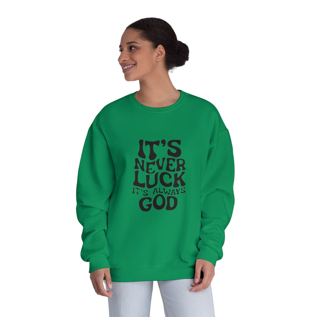 Faith Crewneck Sweatshirt - Premium Christian Fleece Apparel - Faith Scripture Gift | Gifts Of Words
