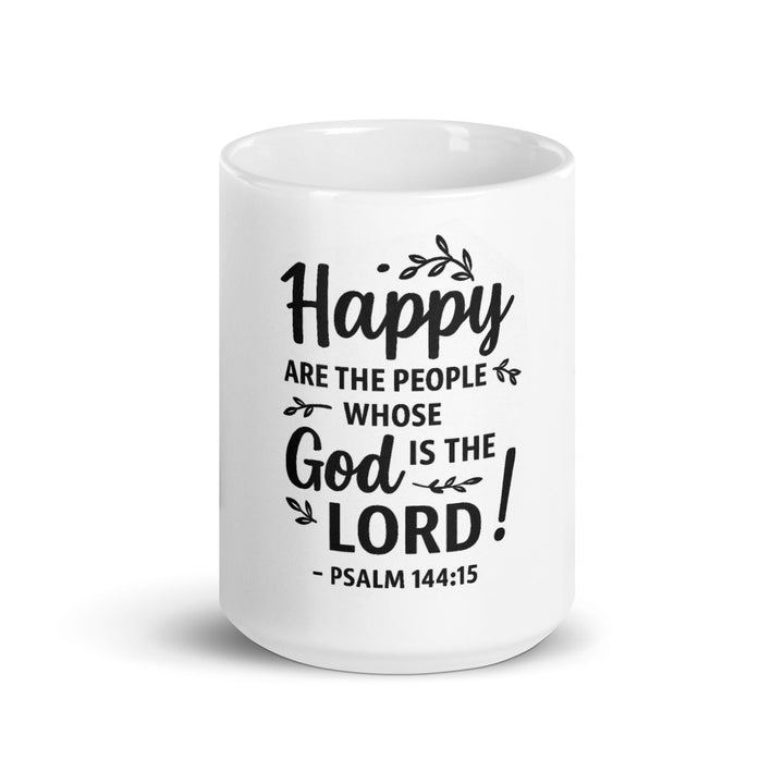 Happy are the people whose God is the Lord Psalm 144:15 - Faith Scripture Gift | Gifts Of Words